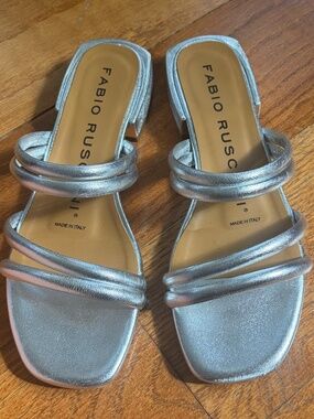 Fabio Rusconi Silver Sandals Size 36